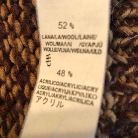 Zara Wool Blend knit Button Down Long Sleeved Cardigan Size - Picture 8 of 8